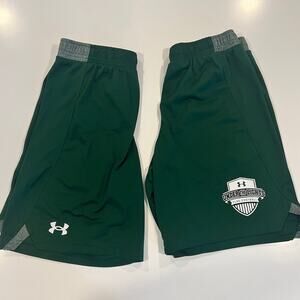 Size YLG Boys Under Armour Flag Football shorts 2pack bundle